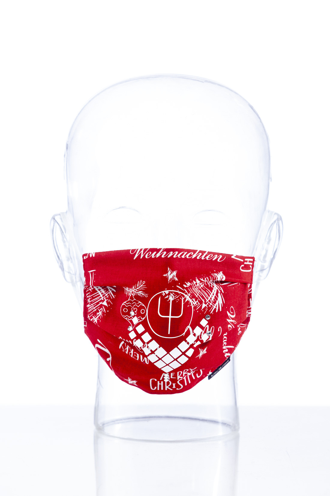 Facemask "Christmas red Luxury"